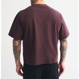 เสื้อยืดคอกลมโอเวอร์ไซส์ผ้าคอตตอน 100% หนานุ่ม สไตล์สตรีทแวร์ ออกกำลังกายได้ ใส่ได้ทุกวัน พิมพ์ลายโลโก้ด้านหน้า รับผลิตตามสั่ง ขายส่ง ราคาพิเศษ สินค้าขายดี - Product Image 6