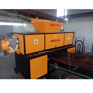 Broyeur de fûts de peinture à double arbre semi-automatique pour la transformation des métaux usagés, à vendre à l'exportation - Product Image 1