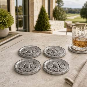 Contemporary Luxury Metal Coaster Suitable For Dining Rooms Living Areas Office <b>Desks</b> Cafes And Boutique Hotel Decorations - Product Image 4