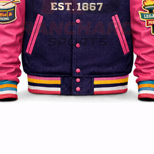 <b>Men</b>’s HBCU Letterman Varsity <b>Jacket</b> – Premium Quality College <b>Jacket</b> for Fall and Winter - Product Image 3