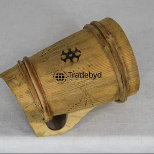 Natural Wooden Classic <b>Mug</b>-Eco-Friendly Food Safe <b>Reusable</b> Anti-Corrosion Coating Built-In Handle for Business Gifts Outdoor Use - Product Image 2