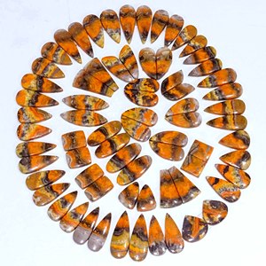 Natural <b>Bumble</b> <b>Bee</b> Quartz Grade Pair Loose Gemstone Wholesale Price High Quality Mixed Third Party Certified Color Play - Product Image 3