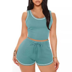 Ensemble deux pièces d'été pour femme : short et crop top – Collection 2026 - Product Image 6