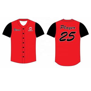 Camisetas de béisbol hechas a medida Sublimación Jersey de béisbol Logotipo personalizado Fabricante de uniformes de color - Product Image 1