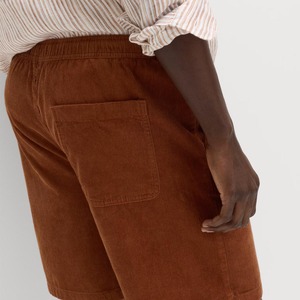 Shorts décontractés pour hommes en velours côtelé de haute qualité, style vintage européen et américain, couleur unie, été - Product Image 5