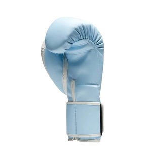 ถุงมือฝึกซ้อมมวยสีฟ้า หนังวัวแท้ ปิดนิ้วเต็มรูปแบบ ปิดด้วยแถบตีนตุ๊กแก สำหรับผู้ใหญ่ ใช้สำหรับการฝึกซ้อมและการแข่งขัน - Product Image 3