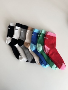 Calzini corti in rete alla moda coreana SAED da donna, estivi, sottili, tinta unita, in cotone pettinato di alta qualità - Product Image 1