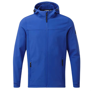 Chaqueta Acolchada Azul Rey para Hombre, Talla Grande, Ecológica, Ligera, Resistente al Viento, con Cierre, Informal, Deportiva, Resistente al Agua - Product Image 1