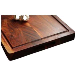 Planche à découper artisanale en bois d'acacia, planche à découper de qualité supérieure pour la cuisine, durable, résistante à la moisissure - Product Image 1