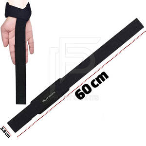 Sangles de levage de poignet en néoprène personnalisables avec logo, réglables et antidérapantes, pour la musculation, le bodybuilding, l'entraînement de force, les soulevés de terre et la gym - Product Image 2