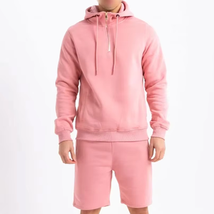 Nouvelle collection : Ensemble sweat à capuche et short pour homme, personnalisable, haute qualité, 100% coton, taille sur mesure. - Product Image 1