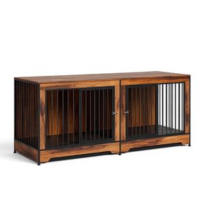 Cuccia Moderna per Cani da Esterno Impermeabile con Divisorio Regolabile per Razze Piccole e Medie - Product Image 2
