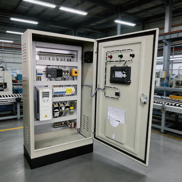 Modular Electrical PLC Control Panel with RS485 Ethernet Port for Automated Process Control and Equipment Monitoring