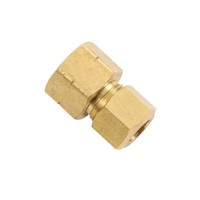Adaptador Macho de Compresión de Latón Forjado de Alta Calidad para Tuberías, Flexible de Alta Presión OEM (AOL-107) SAE # 060103