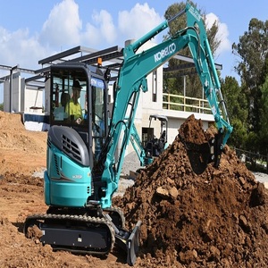 Mini-excavatrice Kobelco pour des travaux de terrassement et de préparation de chantier précis, avec accès compact pour les emplacements difficiles - Product Image 5