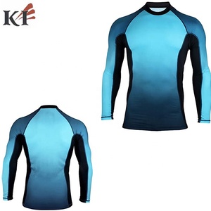Camiseta Deportiva Rash Guard de BJJ, Diseño Personalizado, Manga Larga, Lisa, Poliéster y Spandex, Venta al Por Mayor, Impresión Digital para Hombre, Transpirable - Product Image 4