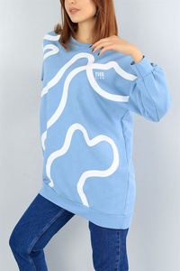 Última sublimación logotipo personalizado sudadera de mujer llegada sudor en diferentes estilos sudaderas de algodón personalizadas sin capucha - Product Image 4