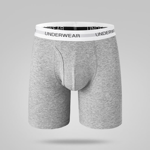 Wholesale <b>Custom</b> Men's Mid-Rise <b>Boxer</b> Briefs with Elastic Waist Quick Dry Soft Breathable Cotton OEM Service - Product Image 6