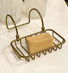 Support à savon en laiton Royal Crafts, design suspendu pour baignoire, support à savon en laiton pour baignoire - Product Image 1