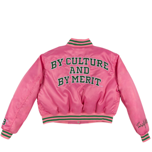 To Be An Pink <b>Vintage</b> <b>Bomber</b> <b>Jacket</b> Women Casual Retro Varsity Outerwear Lightweight Streetwear Zip Up Fashion Coat - Product Image 2
