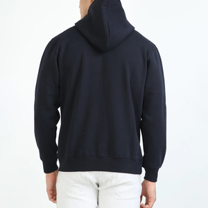 Men's 100% Cotton Knitted Hoodie Soft Stretch Hooded Sweatshirt with Digital Printing for Winter Casual Fashion and Gym Wear - Product Image 5