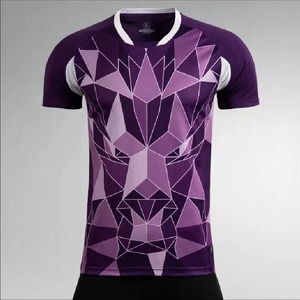 Camisetas de Fútbol Personalizadas 100% Poliéster Malla Transpirable Camisetas de Fútbol para Niños - Product Image 4