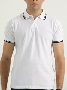 Chemise de golf pour homme à manches courtes, 100% coton, brodée et imprimée, personnalisable, séchage rapide, évacuation de l'humidité, respirante - Product Image 4