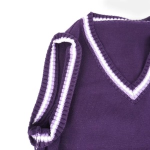 Pull-over décontracté pour l'école, 100% coton, de haute qualité, gilet à col en V pour garçons, hommes - Product Image 5
