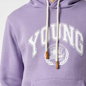 Sudadera con Capucha de Moda Casual para Hombre 2026, con Diseño Personalizado Básico, Sudadera Oversize de Algodón Mezclado con Logotipo Personalizado, Estilo Urbano - Product Image 6