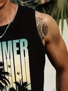 เสื้อกล้ามออกกำลังกายทรงหลวมแบบมีรูรักแร้ ตัดเย็บพิเศษสำหรับผู้ชาย สไตล์สตรีทแวร์ เสื้อฟิตเนส - Product Image 6