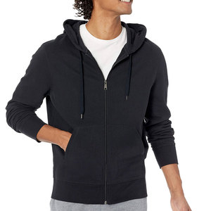 Zipper <b>Up</b> Polyester Cotton Warm Fleece Pocket Hoodies Sweatshirts Heavy Men Unisex Adult Kids Plain Sublimation <b>Zip</b> Hoodie - Product Image 3