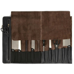 High quality leather <b>tool</b> <b>roll</b> organizer wholesale supplier custom branding OEM portable storage bags export quality for sale - Product Image 4