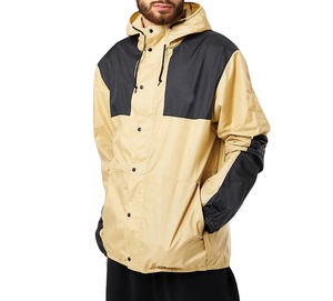 Veste coupe-vent personnalisée avec logo, veste coupe-vent pour homme, imperméable, à capuche, respirante, anorak, veste coupe-vent, veste grande taille pour homme - Product Image 1