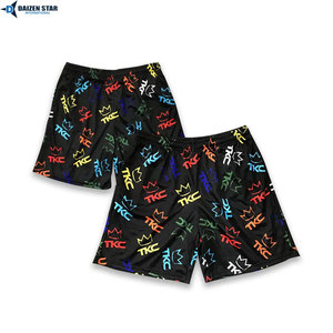 Shorts de bain de qualité supérieure, impression personnalisée, vêtements de plage, 100% polyester, séchage rapide, écologiques - Product Image 4