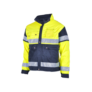 Waterproof Industrial Construction Hi Vis Winter Workwear Custom <b>Men</b> Winter Heavy Work <b>Reflective</b> Safety High Visibility <b>Jacket</b> - Product Image 5