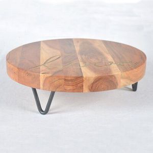 Plateau à gâteau artisanal en bois de qualité supérieure pour table de desserts de mariage et service en restaurant à bas prix par NEHA ENTERPRISES - Product Image 1
