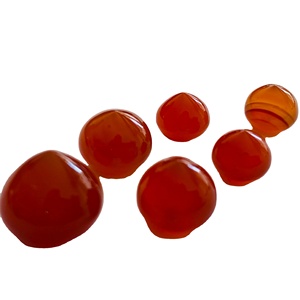 Commande personnalisée cornaline rouge pierre précieuse de guérison en vrac bijoux artisanat toutes les tailles MM disponibles-cabochon en forme d'oignon - Product Image 1