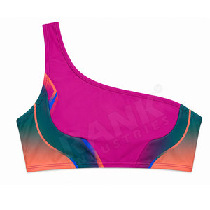 Conjunto de Bikini para Mujer, Bikinis de Spandex para Adultos, Traje de Baño de Dos Piezas y Ropa de Playa, Oferta, Estilo Básico, Bikinis de Color Sólido - Product Image 5