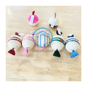 Delightful Handcrafted Rattan <b>Gift</b> <b>Box</b> Wicker Container Decorative Candy Holder For Garangao Festival <b>Ramadan</b> Eid - Product Image 3