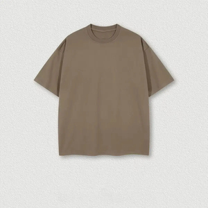 Offres Spéciales Nouveaux T-shirts Confortables et Lavés à Col Rond pour Hommes, 100% Coton Lourd de Haute Qualité, de Luxe, de Marque, avec Logo Personnalisé - Product Image 5