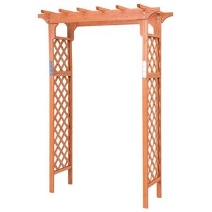 Arche de jardin en bois de 7 pieds de haut, élégante pergola et pavillon pour la décoration extérieure - Product Image 3