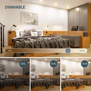 Lampadina LED Dimmerabile con Attacco GU5.3 Bi-Pin 6.5W (Equivalente a 70W) 3000K Bianco Caldo 640lm Faretti LED MR16 da Incasso - Product Image 3