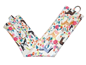 กระเป๋าใส่หางม้าลายดอกไม้ พร้อมตัวล็อคแบบตะขอเกี่ยว - Product Image 4