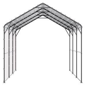 Tenda Garage per Auto da Esterno Resistente 3x4,5m in PVC con Tetto Rimovibile in Acciaio Zincato per 2 Auto - Product Image 1