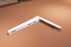 ADONG A01 <b>White</b> Heavy-Duty Wall Mount <b>Bracket</b> Single-Side Structure 5mm Thick Painted Steel Support for Air Conditioner Unit - Product Image 3