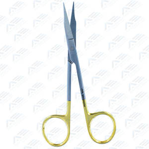 Ciseaux d'opération pour pansements Ciseaux TC Kelly Ciseaux à manche doré pointu Instruments dentaires chirurgicaux TC pour la coupe de précision - Product Image 5