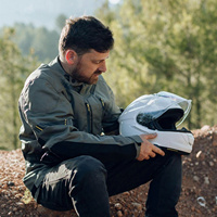 Casque de moto intégral GT-Air 3 avec design aérodynamique, coque en fibre de verre, doublure EPS et visière transparente