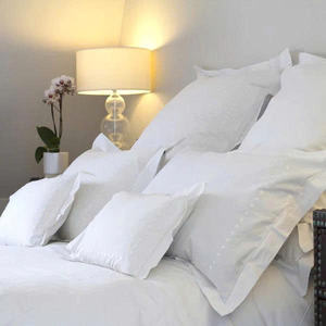 Juego de Fundas de Edredón de Algodón Personalizadas al por Mayor con Bordado de Plantas y Puntos Blancos, Fundas de Almohada con Dobladillo, para Hogar, Hotel, Boda - Product Image 3