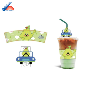 Impresión de Fundas para Vasos de Bebidas OEM |   Funda de Papel Personalizada con Logotipo para Vasos de Café - Product Image 1