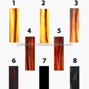 แผ่นแตรควายคุณภาพดีที่สุดสําหรับกรอบแว่นตาแสง แผ่นแตรสีดําแตรวัว - Product Image 5